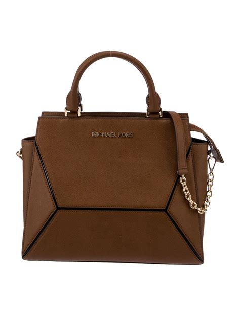 MICHAEL Michael Kors Prism Saffiano Leather Satchel 